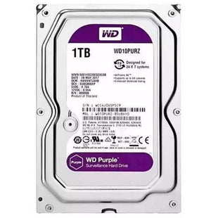 Disco duro western digital purpura 1TB 5400RPM sata 6Gbs cache 64 MB 3.5in videovigilancia trabajo 24/7