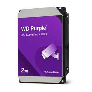Disco Duro Western Digital PURPLE 2TB 5400RPM SATA 6Gbs Cache 256 MB 3,5in videovigilancia trabajo 24/7