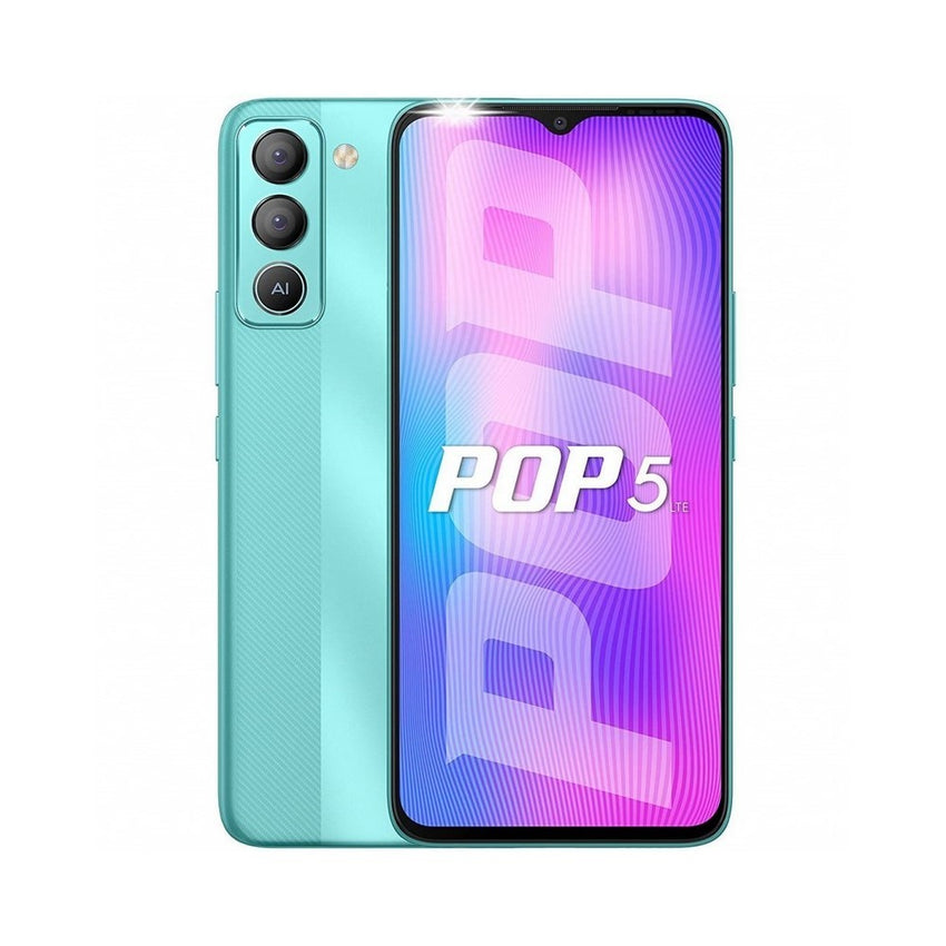 Celular Tecno POP 5 LTE ROM 32GB RAM 2GB Turquesa