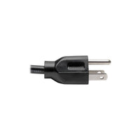 Cable de Alimentación para Computadora, NEMA 5-15P a C13 - 10A, 125V, 18 AWG, 30.5 cm [1 pie], Negro