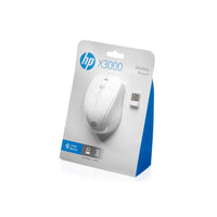 Mouse HP X3000 Blanco