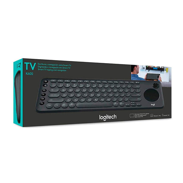 Teclado LOGITECH Inalámbrico TV K600 COLOR Negro