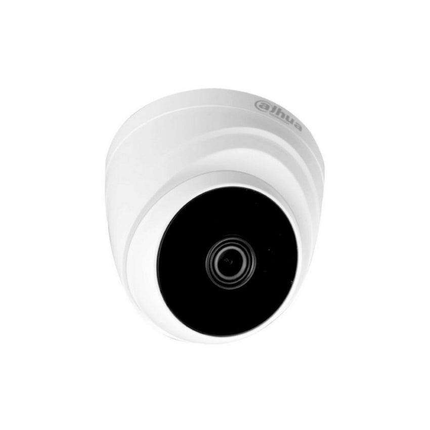 Camara Dahua Domo, 2MP, Lente fijo 2,8mm,  4en1 (CVI/TVI/AHD/CVBS), Plastico, DWDR, IR Smart Led 20m, 12VDC.