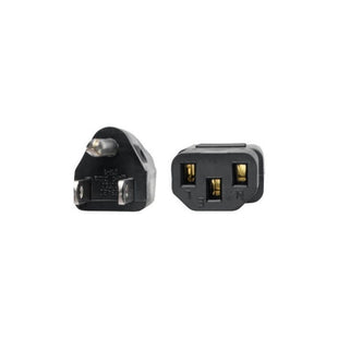 Cable de Alimentación de CA para Computadora de Escritorio, NEMA 5-15P a C13 - 13A, 125V, 16 AWG, 61 cm [2 pies], Negr