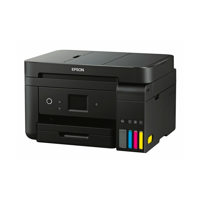 Multifuncional Epson Ecotank L6191 Color de botellas. Conectividad USB/ Inalámbrica/ Imprime/ Copia/ Fax/ Ethernet. Velocidad impresión máxima: Negro 33 ppm y Color 20 ppm