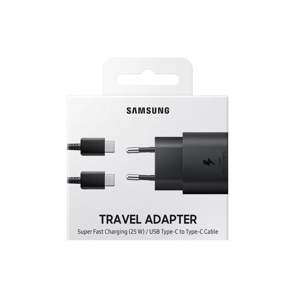 Cargador de Pared Samsung 25W Tipo C - Negro