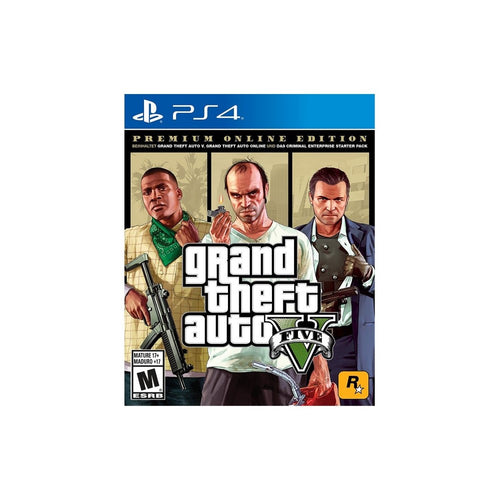 Video Juego para PlayStation 4 PS4 Grand Theft Auto V Premium Edition - LATAM