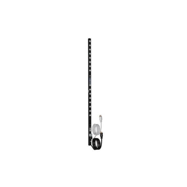 PDU con medidor digital monofásico de 3.8kW, tomacorrientes de 120V (32 5-15/20R), L5-20P y 5-20P, cables de 3 m (10 pies), 0U vertical
