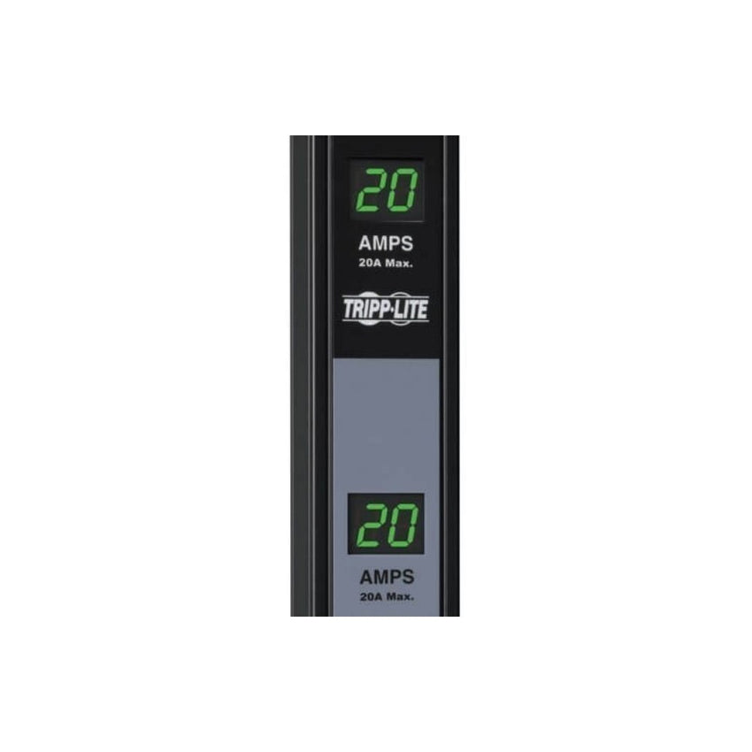 PDU con medidor digital monofásico de 3.8kW, tomacorrientes de 120V (32 5-15/20R), L5-20P y 5-20P, cables de 3 m (10 pies), 0U vertical