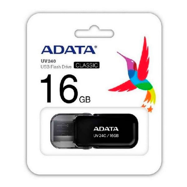 Memoria USB ADATA UV240 16GB  USB 2.0 Negro
