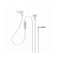 Audífonos Sony internos MDR-EX15AP  Color Blanco de silicona de ajuste seguro. (con micrófono)