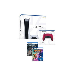 PS5 HW 1115 Standard + PS5 Dualsense Red + PS5 Demons + PS5 Ratchet