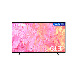 Televisor Samsung FLAT QLED Smart TV 65 pulgadas, UHD 4K  /3,840 x 2,160 / DVB-T2 / Procesador Quantum Bluetooth / Dual Led / asistente de voz /  modo ambiente/ Modo Juego/  HDMI x 3 / USB x 2 /LAN/ abre y edita archivos de Office/ Control Solar/Garantía