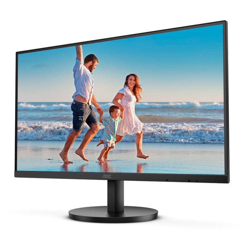 Monitor AOC LCD Profesional plano 23.8 IPS Full HD (1920 X 1080) / 100Hz / 4 ms / VGA / HDMI /Base Fija / Kensington Lock / Adaptive Sync.