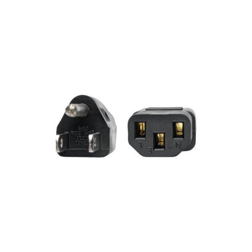 Cable de Alimentación para Computadora, NEMA 5-15P a C13 - 10A, 125V, 18 AWG, 30.5 cm [1 pie], Negro