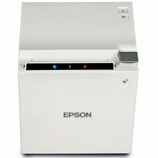 Impresora EPSON Térmica de Recibos mPOS. 80mm, Puerto USB, Ethernet, Incluye Fuente. Negra. TM-m30-022.