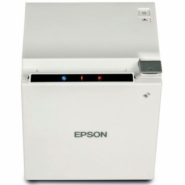 Impresora EPSON Térmica de Recibos mPOS. 80mm, Puerto USB, Ethernet, Incluye Fuente. Negra. TM-m30-022.
