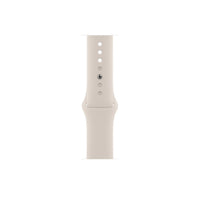 Apple Watch Series 8 (GPS) - Caja de aluminio en blanco estrella de 45 mm - Correa deportiva blanco estrella - Talla única
