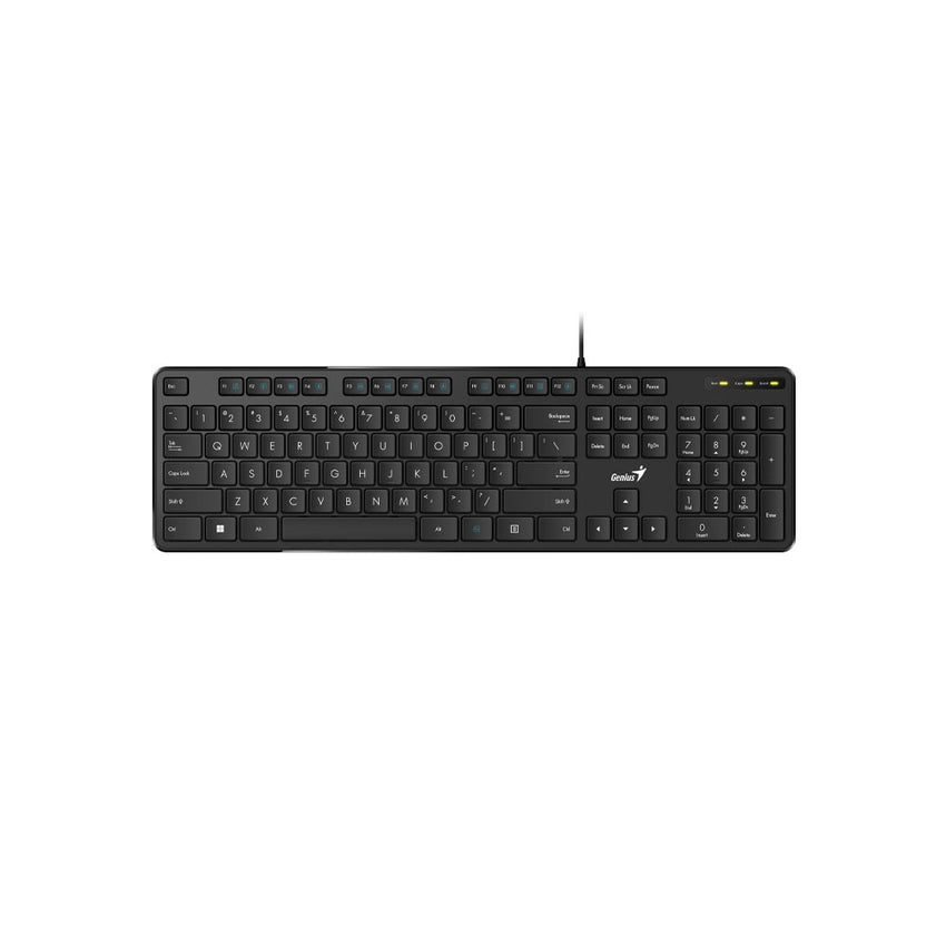 Teclado GENIUS SlimStar M200 USB Alambrico Negro
