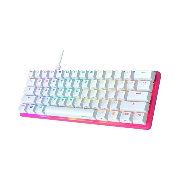 Teclado Gamer Hyperx Blanco Rgb (inglés)