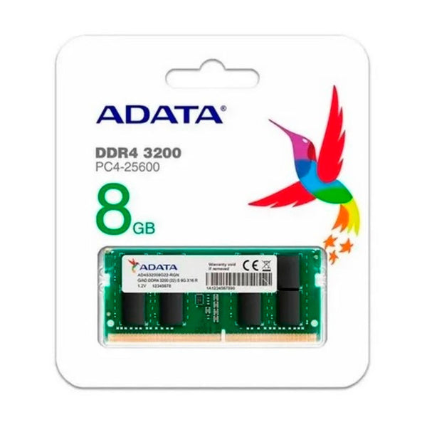 Memoria ram adata portatil ddr4 8gb bus 3200