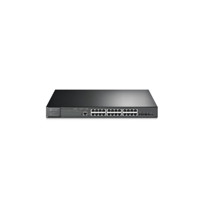 Switch TPLINK PoE administrable JetStream de 24 puertos Gigabit y 4 puertos 10GE SFP