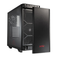 XPG INVADER X BTF, Black, supports motherboards with reverse connector design, ATX Mid Tower,3.5incx3, I/O: USB-Cx1, USBx2 , HD Audiox1, Resetx1, Powerx1, Fan: (4 x 120mm Reversed Fans + 1 x 120mm Regular Fan), 2 Years warranty