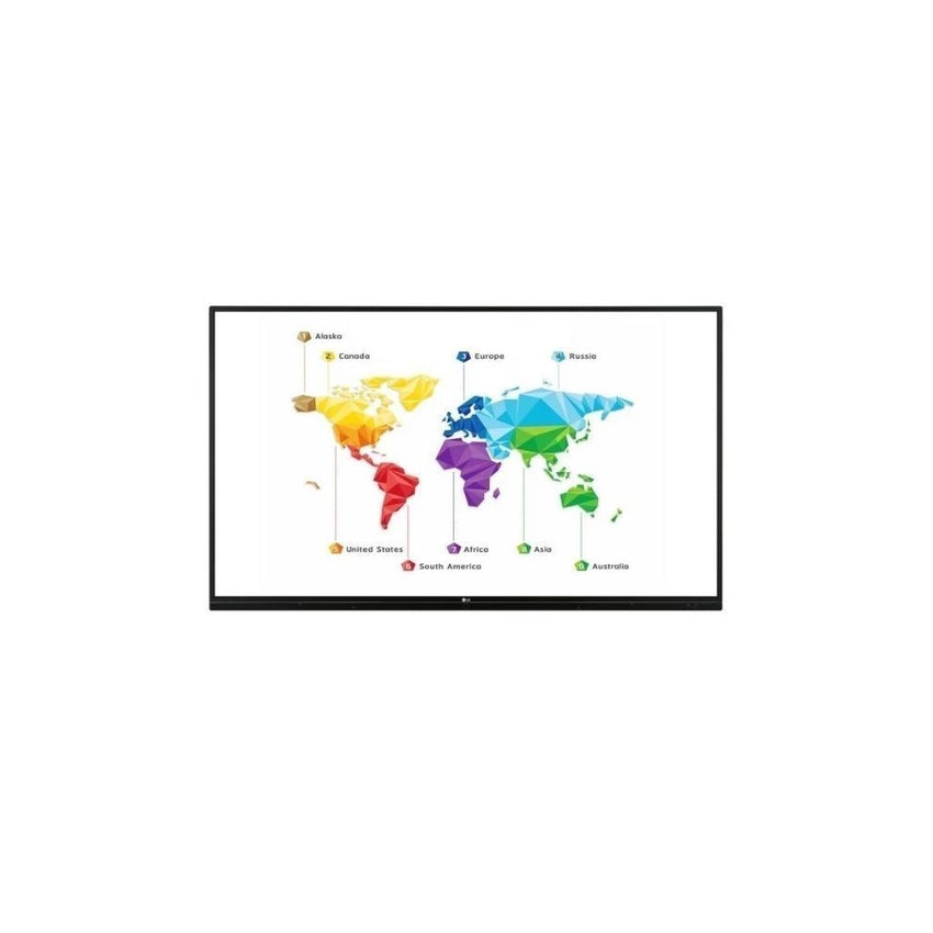 MONITOR LG TOUCH IR 65 resolucion 3840 x 2160/ brillo  350cd/Panel IPS / Built in speakers /  IR touch 20  point/ 16/7/ Performance Android OS 8.0