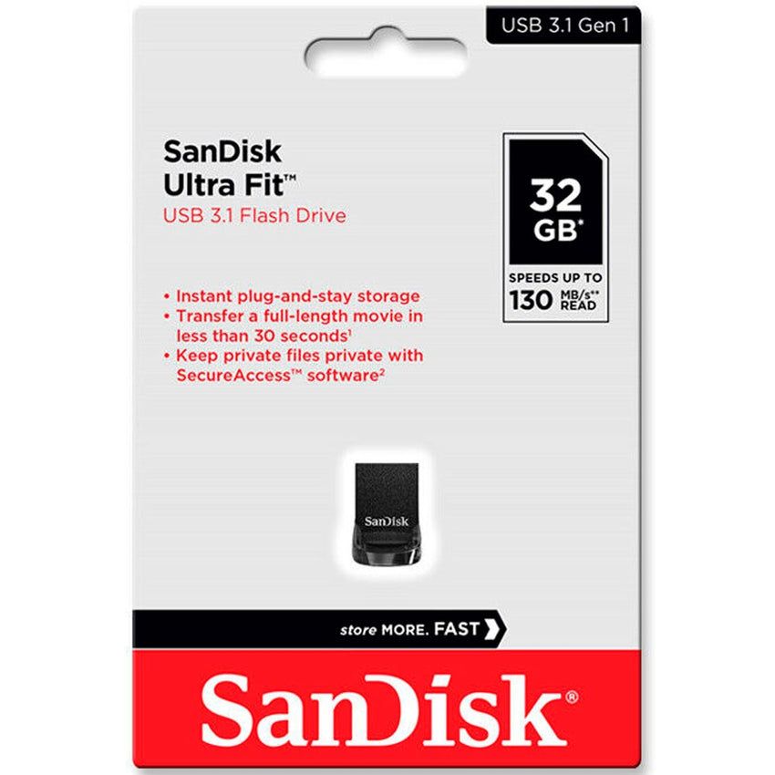 Memoria USB SanDisk Ultra Fit 3.1 32GB