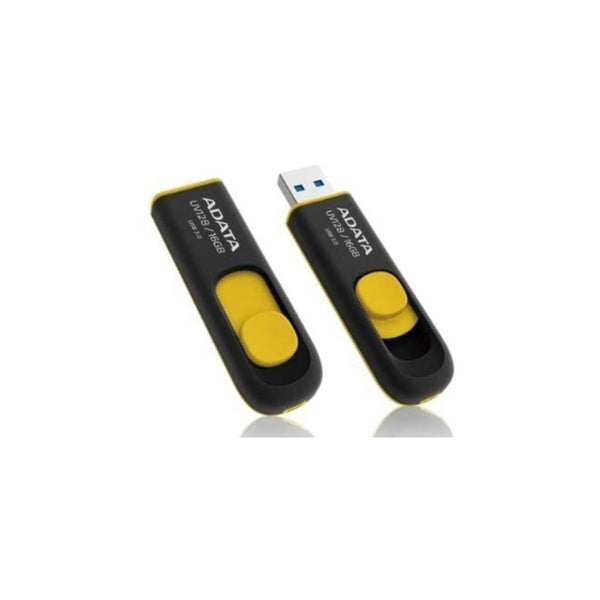 Memoria USB ADATA DashDrive UV128 16GB USB 3.0 Negro/Amarillo