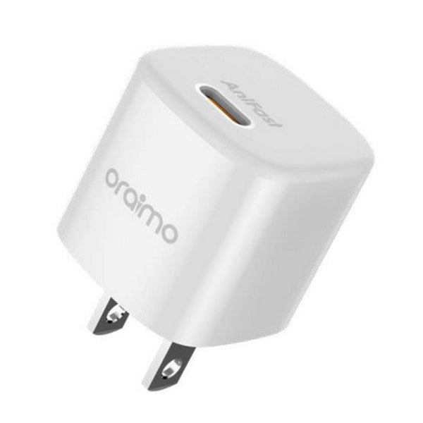 Cargador ORAIMO De Pared Salida Tipo C COLOR Blanco
