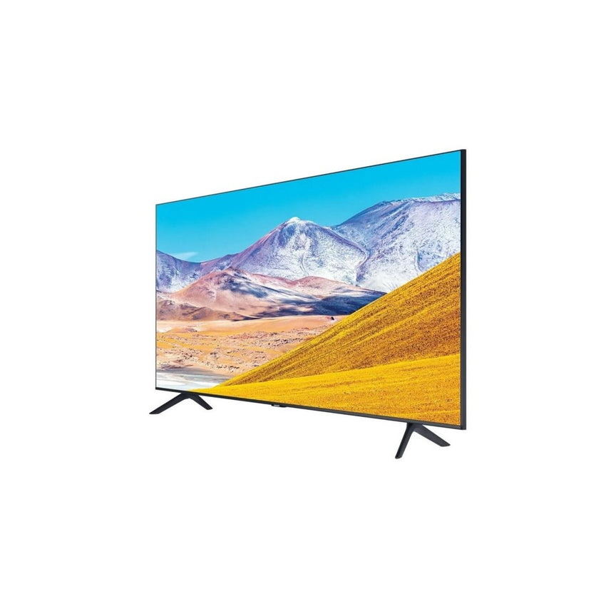 Televisor Samsung FLAT LED Smart TV 65 pulgadas Crystal UHD 4K  /3,840 x 2,160 / DVB-T2 / Bluetooth/ AirPlay 2 / Bixby desde el control /modo ambiente/ Modo Juego/ HDMI x 3/ USB x2 /abre y edita archivos de Office/ Garantía 1 año