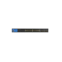 SWITCH LINKSYS ADMINISTRABLE LGS328PC de 24 puertos Gigabit 10/100/1000 Mbps y 4 puertos SFP, 250W, PoE+