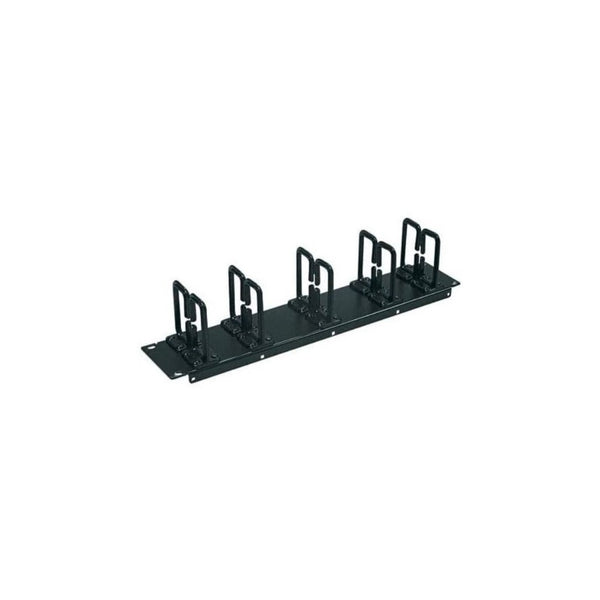 Administrador de cables horizontal de 2U SmartRack - tipo de anillo flexible
