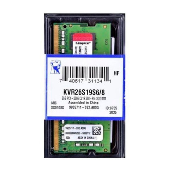 Memoria Ram Kingston para Portátil 8GB DDR4 2666MHz