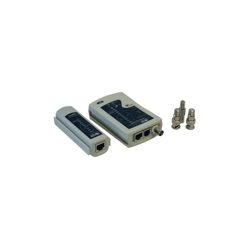 Cable de Red probador de Continuidad para conjuntos de cable Cat5/Cat6, Telefónico y Coaxial