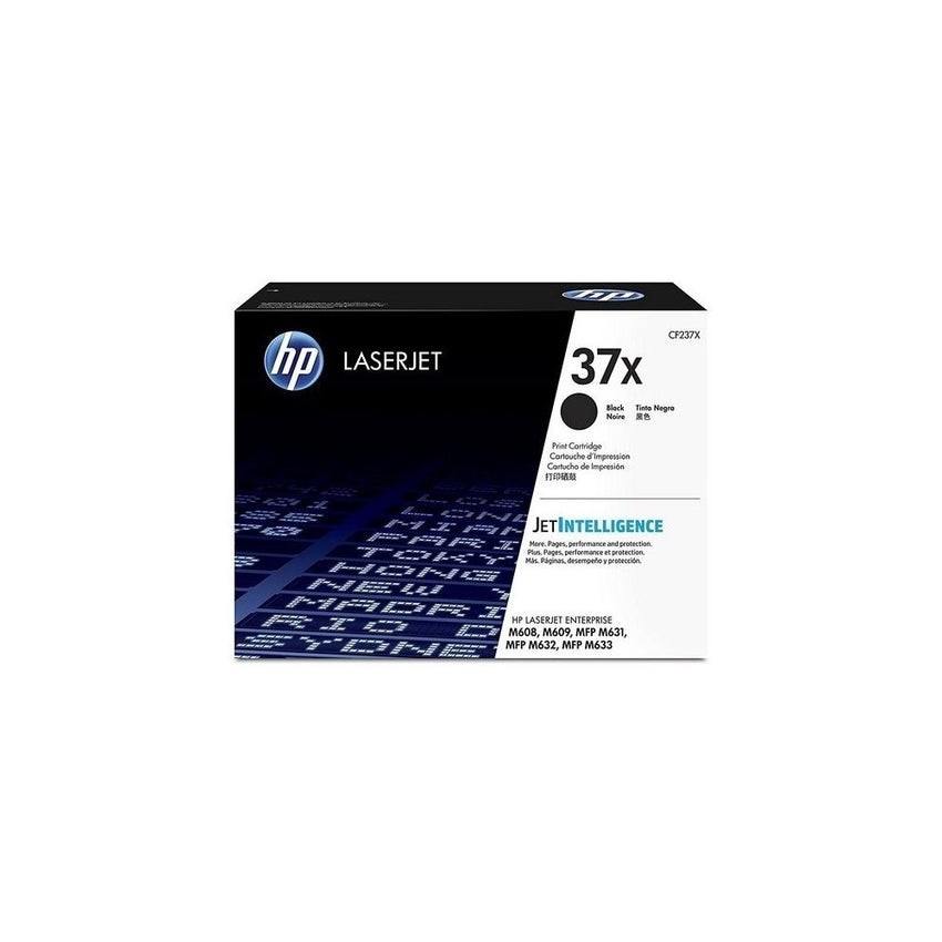 Cartucho de Tóner HP 37X Negro Alto Rendimiento LaserJet Original
