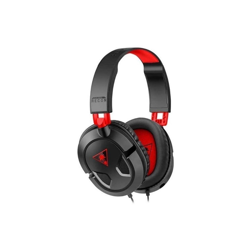 Audífonos Gaming alambricos de diadema con micrófono, para PC, Turtle Beach Recon, PC Ear Force Recon 50, Color Negro, Plug 3.5mm