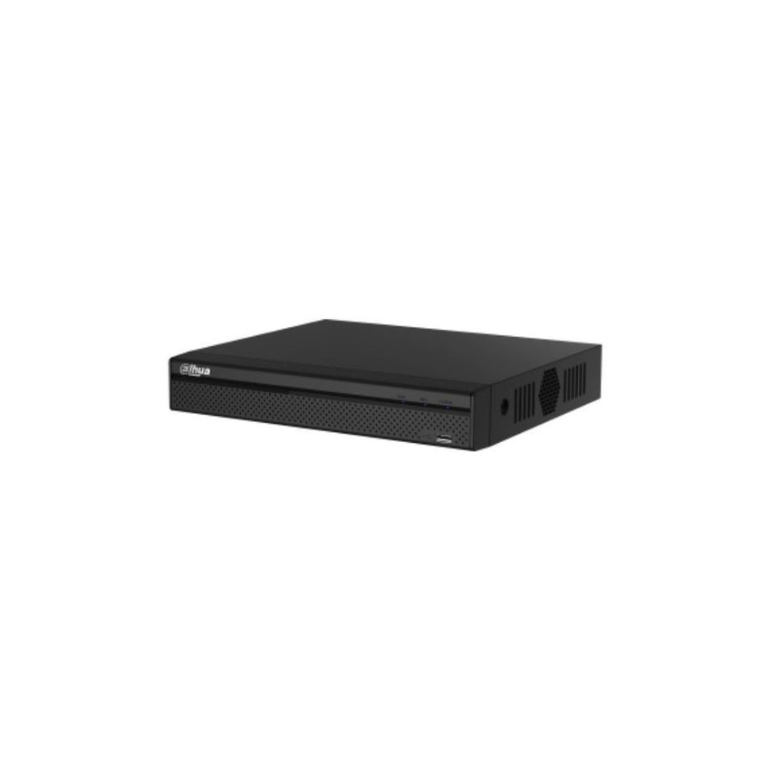 Grabador Dahua NVR, 8 Canales, H265+/H264+, 1HDD, 1 HDMI, 2 USB, 1 RJ45.