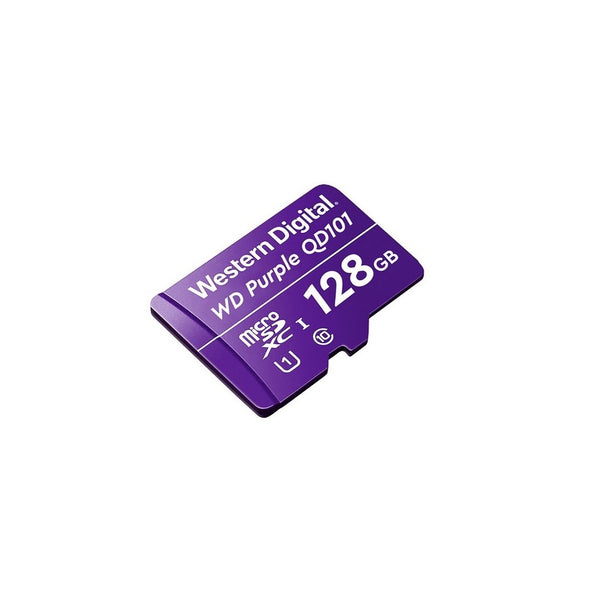 Tarjeta microSD Western Digital Purple 128GB para cámaras de seguridad  grabación 24/7