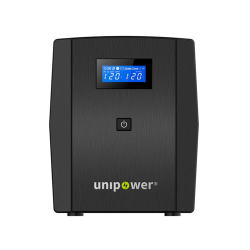 UPS 1500va/900w, Display  con 8 tomas (4 con supresion regulacion y backup y 4 con supresion de picos)