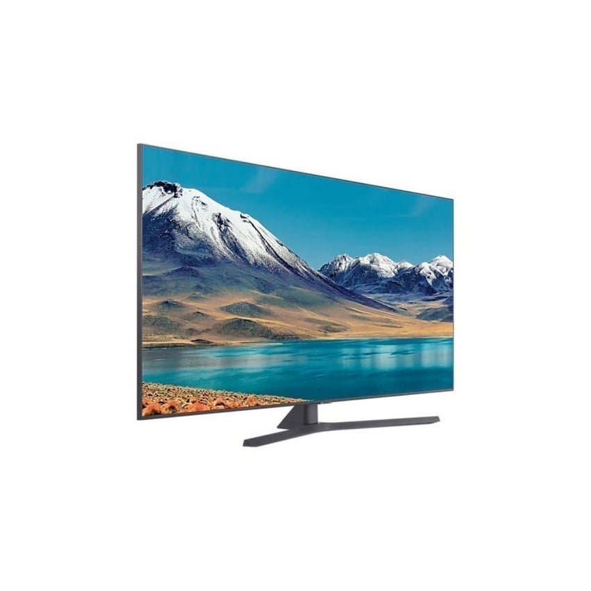 Televisor Samsung FLAT LED Smart TV 55 pulgadas Crystal UHD 4K  /3,840 x 2,160 / DVB-T2 / Bluetooth/ AirPlay 2 / Bixby desde el control /modo ambiente/ Modo Juego/ HDMI x 3/ USB x2 / dual led/ abre y edita archivos de Office/ Comparte contenido en un toqu