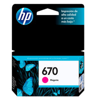 Cartucho de Tinta HP 670 Magenta Original