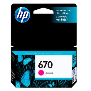 Cartucho de Tinta HP 670 Magenta Original