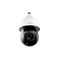 Camara Dahua Domo PTZ, 2MP, Lente 4.8 mm–120 mm, Zoom optico 25X, WDR, Smart IR150m, RS485, IP66, 12VDC/3A. (Incluye adaptador a pared y fuente de voltaje)