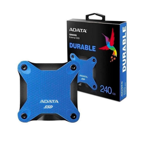 ADATA Unidad De Estado Sólido Externo 240GB Antigolpes COLOR Azul