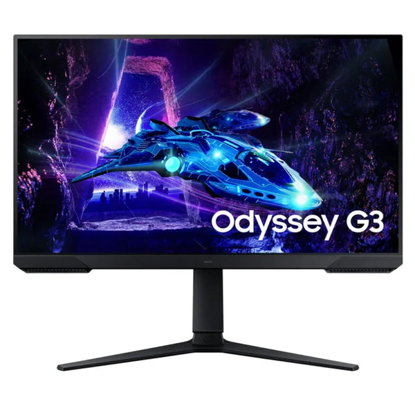 Monitor Samsung 24 Gamer Odyssey G3 Aspecto 16:9 Contraste:  1000:1(Typ)  HDR10 FHD(1,920 x 1,080 1 ms 180 HZ Eye Saver Mode, Flicker Free, Windows Certification , FreeSync Premium, Screen Size Optimizer, Black Equalizer, Refresh Rate Optimizor, Super Are