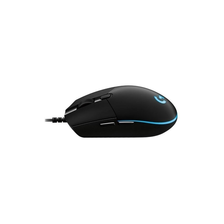 MOUSE G PRO ESPORTS Logitech Gaming Alámbrico USB 16000DPI Compatible Win-Mac Sensor HERO16K 6Botones Programables RGB Lightsync G HUB Garantía 2Años-NEGRO