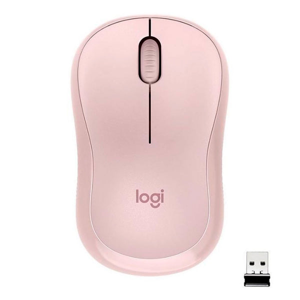 Mouse Inalámbrico Silencioso M220 rosado