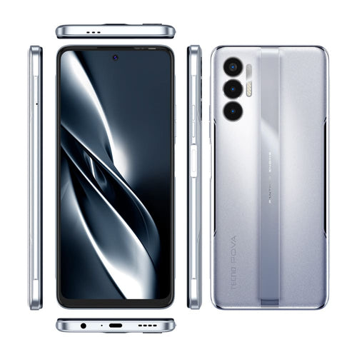 4895180781551 - Celular Tecno Pova 3 128GB/6GB Gris